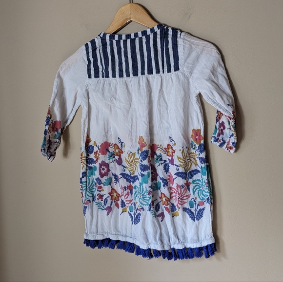 Roller Rabbit floral print dress or cover up size youth 6 - Picture 4 of 9